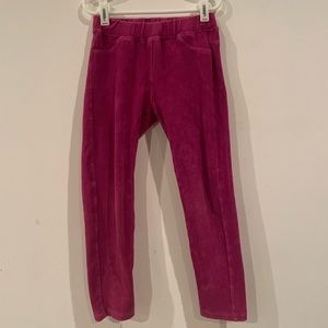 Velour kids soft pants.